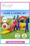 -Kids Slide And Swing 3-In-1 Activity Playset - 4