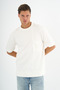 Forte Men's Comfort Fit White T-Shirt