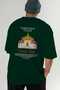 Sukhothai Thailand Arka Printed Green Oversize T-Shirt Men Women Cotton Crew Neck T-Shirt - 7