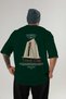 Gelibolu Turkey Back Printed Green Oversize T-Shirt Men Women Cotton Crew Neck T-Shirt