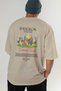 Bangkok Thailand Arka Printed Beige Oversize T-Shirt Men Women Cotton Crew Neck T-Shirt - 6