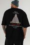 Tikal Guatemala Back Printed Black Oversize T-Shirt Men Women Cotton Crew Neck T-Shirt - 6
