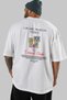 Louvre Museum France Back Printed White Oversize T-Shirt Men Women Cotton Crew Neck T-Shirt - 5