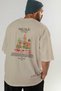 Kremlin Russia Back Printed Beige Oversize T-Shirt Men Women Cotton Crew Neck T-Shirt - 7