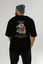 Tokyo Japanese Back Printed Black Oversize T-Shirt Men Women Cotton Crew Neck T-Shirt - 5