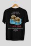 Maldives Indian Ocean Back Printed Black Oversize T-Shirt Men Women Cotton Crew Neck T-Shirt - 2