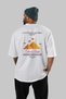 Egyptian Pyramids Egypt Back Printed White Oversize T-Shirt Men Women Cotton Crew Neck T-Shirt - 4