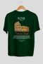 Rome Italy Back Printed Green Oversize T-Shirt Men Women Cotton Crew Neck T-Shirt - 2