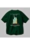 Statue of Liberty New York Back Printed Oversize T-Shirt Men Women Cotton Crewneck Tshirt - 3
