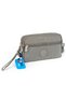 Gray Unisex Wallet, 4 Compartments, Phone Holder, Crinkle Fabric, Cross Strap Shoulder Bag, 20X12Cm - 3