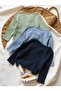 3-Piece Boy's Long Sleeve Muslin T-Shirt - 2