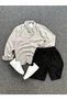 Crinkle Linen Regular Fit Shirt and Ottoman Shorts Set of 2 - 2