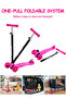 Kids Kick Scooter, with Flashing Light Wheels and 3 Height Adjustable Handle, for 7+ Years - 5