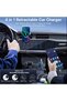 120W 4-in-1 car charger with LED display, dual USB ports, Type-C & Lightning cables, PD support. - 4