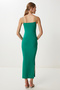 Strappy Slit Sandy Dress Ldz0045 Green - 6