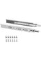 Heavy Duty Ball Bearing Drawer Slides, Steel Cabinet Rails, Full Extension (24 Inch) - 4