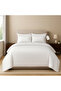 Viewstar 6 Pcs King Size Bedding Set (White) – 1 Fitted Sheet, 1 Quilt Cover, 4 Pillowcases