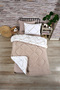 Single Welsoft Sleeping Set Double Sided Wellsoft Fluffy Fleece Quilt and 100X200 Elastic Sheet - 6