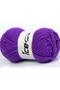 Lot of 4 X 100Gr Skeins Ice Yarns Atlas Superbulky Hand Knitting Yarn Purple