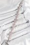 Brass Zircon Stone Pink Clover Baguette Model Silver Color Vip Series Women's Bracelet - 2