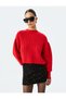 Women's Red Knit Cardigan - 3