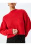 Women's Red Knit Cardigan - 5