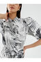 Midi Dress Patterned Cotton - 5