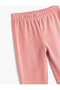 Pink Girl's Corduroy Leggings - 3