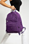 Purple Unisex School Bag, Laptop Travel Backpack, Crinkle Waterproof Fabric, 21 Lt, 40X30Cm - 3