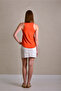 24Yz702 Gabardine Mini Jeans Skirt - 3