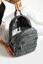 Gray Unisex School Bag, Laptop Travel Backpack, Crinkle Waterproof Fabric, 21 Lt, 40X30Cm - 4