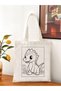 Dinosaur Painting Bag Hobby 35*40 cm Raw Cloth Bag Painting Kindergarten Children Activity Painting - 4