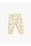 Baby Girl's Beige Jogger Sweatpants