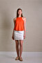 24Yz702 Gabardine Mini Jeans Skirt - 2