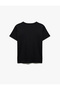 Black Women's Printed T-Shirt - 4