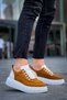 Kb-X10 Kuback Tan Suede White High Sole Casual Sports Shoes - 4