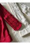 Girl's 2-Piece Cotton Karina Patterned Pantyhose Red & Vanilla - 2