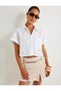 Women's Beige Mini A Form Skirt - 2