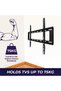 - TV Wall Mount TV Mount Heavy Duty TV Mount for 26-75 inch LEDs TV and Screens with 75kg loa - 7