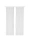 Lıll Tulle Curtain/2 Wings, White 280X300 Transparent Fabric Polyester