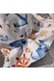 Double Sided Tied Linen Look Baby Bucket Hat - 3