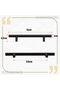 Joyzzz Cabinet Handles, 6 PCS Kitchen Cabinet Handles with Sturdy Aluminum Alloy Material, Matte Bla - 5