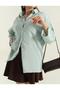 Double Pocket Striped Linen Women's Shirt Md:070