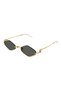 Gg 1604S 001 53 Women's Geometric Gold Metal Sunglasses