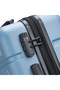 Camelia 55 cm Expandable 4 Double-Wheeled Small Cabin Suitcase Trolley - Light Blue - 6