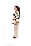 Black & White Balloon Sleeve Co-Ord Set – Shirt & Wide-Leg Pant. - 2