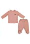 Embroidered Camisole Baby Girl Booties Set - 2