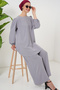Women's Ayrobin Tunic Trousers Double Set Gray 1112 - 2