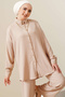 Women's Knitted Shirt Pants Double Suit Biscuit 1115 - 2
