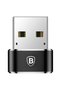 Adaptor Mini CAAOTG-01, USB Tip-C - USB 2.0, max. 5 A (Negru)